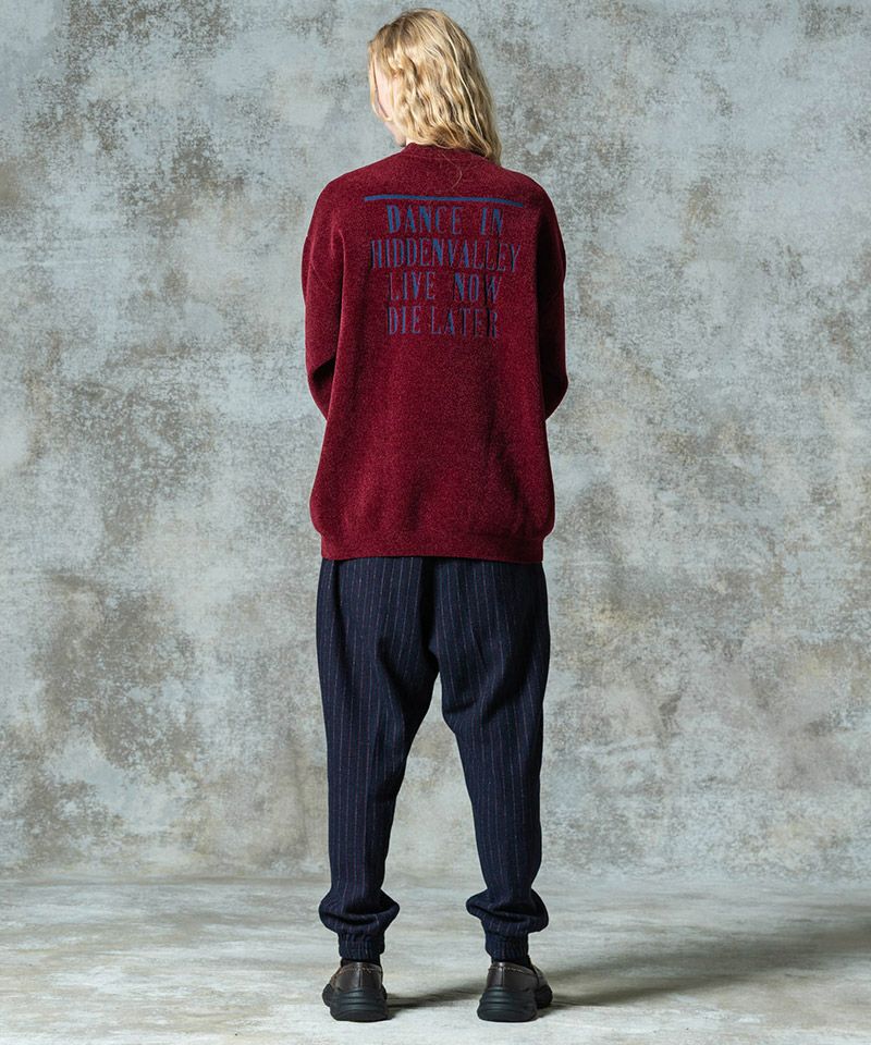 anandamide　lavolatorium　ラーマドレス　S　深いボルドー色 glamb(グラム)】Deformed Tweed Slacks デフォームツイードスラックス