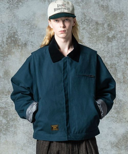 【glamb(グラム)】【予約販売9月下旬～10月上旬入荷】Balloon Short Work Jacket バルーンショートワークジャケット(GB0325-JKT13)