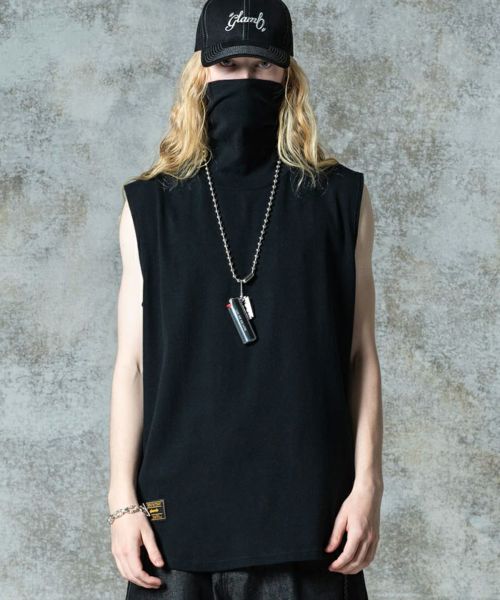 【glamb(グラム)】【予約販売8月下旬～9月上旬入荷】Turtle Neck Tank Top タートルネックタンクトップ(GB0325-CS20)
