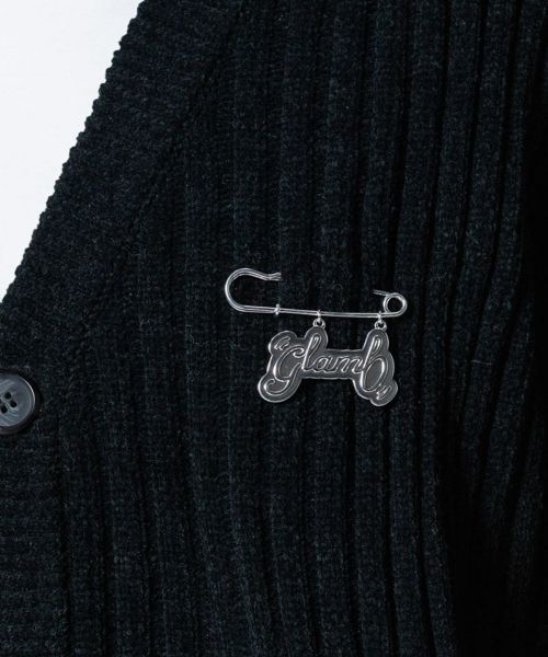 【glamb(グラム)】【予約販売8月下旬～9月上旬入荷】Spin Logo Pin スピンロゴピン(GB0325-AC11)