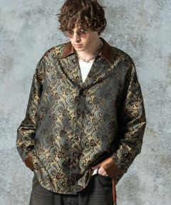 glamb(グラム)】Paisley Skipper Shirt ペイズリースキッパー