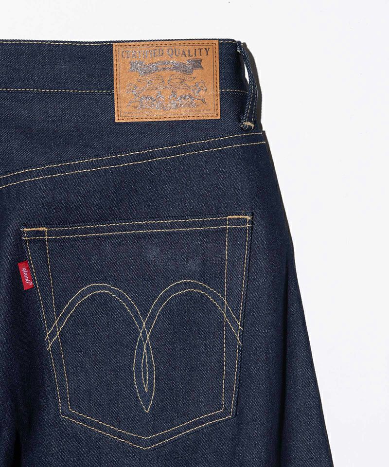 glamb(グラム)】Oval Baggy Denim オーバルバギーデニム パンツ(GB0325