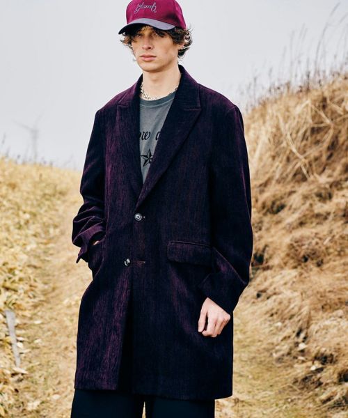 【glamb(グラム)】【予約販売8月下旬～9月上旬入荷】Loose Chester Coat ルーズチェスターコート(GB0325-JKT15)