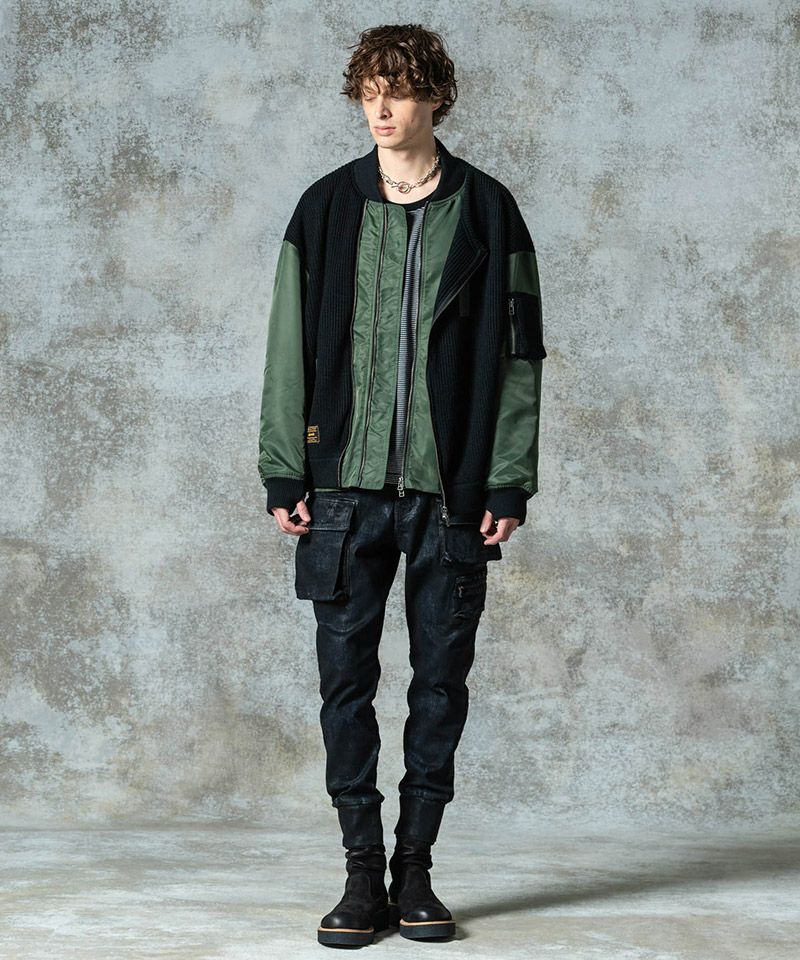 glamb(グラム)】【予約販売8月下旬～9月上旬入荷】Knit Layered