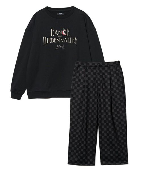 【glamb(グラム)】【予約販売8月下旬～9月上旬入荷】Hidden Valley Sweat Set Up ヒドゥンバレースウェットセットアップ(GB0325-ST01)