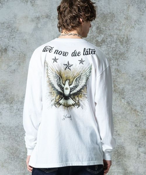 【glamb(グラム)】【予約販売8月下旬～9月上旬入荷】Dove Cutsew ダブカットソー(GB0325-CS15)
