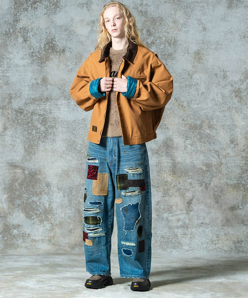 新品タグ付◆ glamb グラム　サルエルパンツ　Unplugged denim glamb サルエルデニム |ポリーパンツ - Master Piece