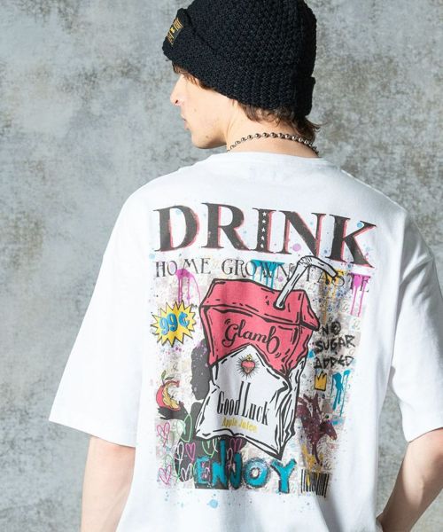 【glamb(グラム)】【予約販売7月下旬～8月上旬入荷】Good Luck T-shirt III グッドラックＴシャツIIIGB0325-CS12)