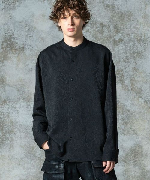 【glamb(グラム)】【予約販売7月下旬～8月上旬入荷】Glamour Stand Collar Shirt グラマースタンドカラーシャツ(GB0325-SH05)