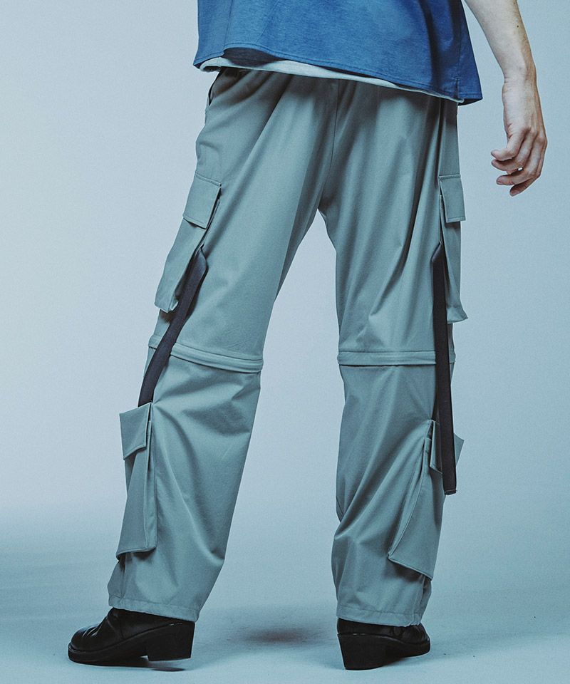 NO ID.(ノーアイディー)】ｲｰｼﾞｰﾜｲﾄﾞﾃｸﾉPT カーゴパンツ(856006-259P