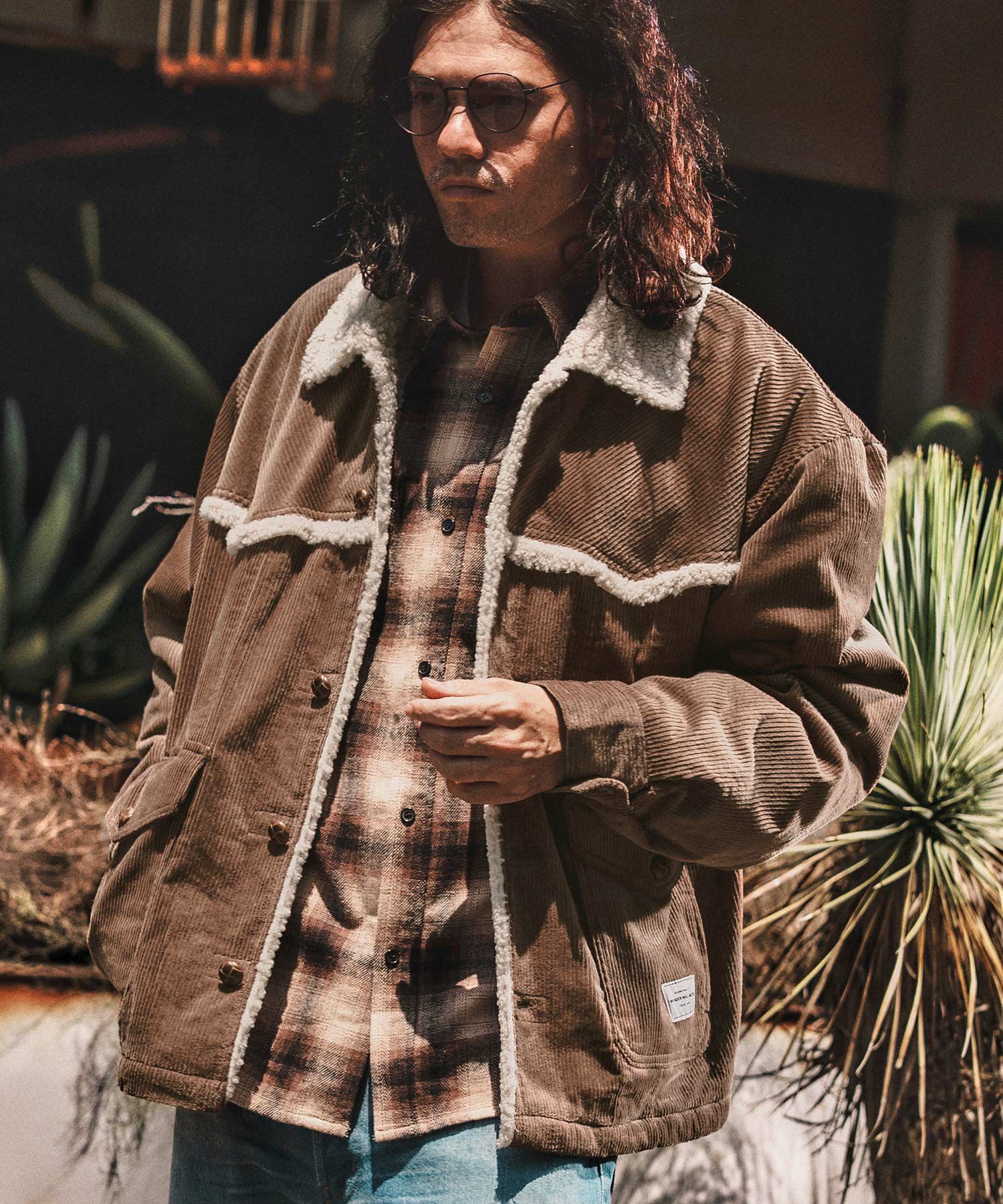 WONDER WALL MOTEL(ワンダーウォールモーテル)】CORDUROY WESTERN BOA