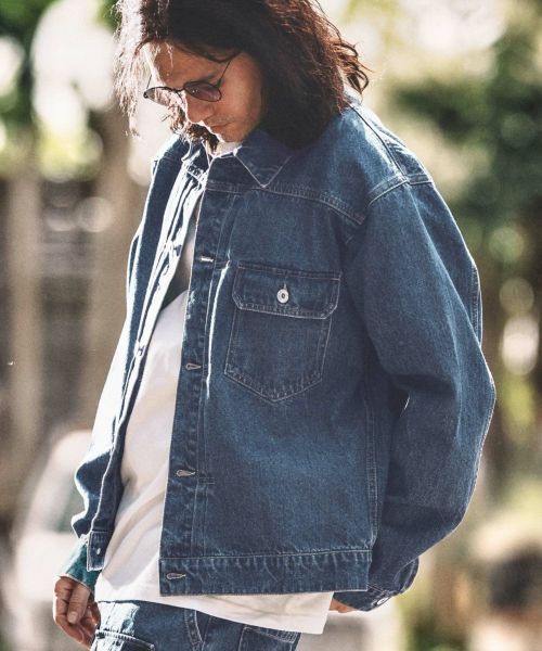 【WONDER WALL MOTEL(ワンダーウォールモーテル)】【予約販売10月上旬～中旬入荷】 DENIM JACKET（Gジャン）  デニムジャケット(100525)
