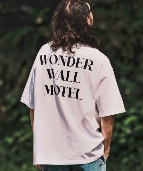 【WONDER WALL MOTEL(ワンダーウォールモーテル)】【予約販売9月上旬～中旬入荷】 WWM OVERSIZE 9ozPOKET-T  Tシャツ(102425)