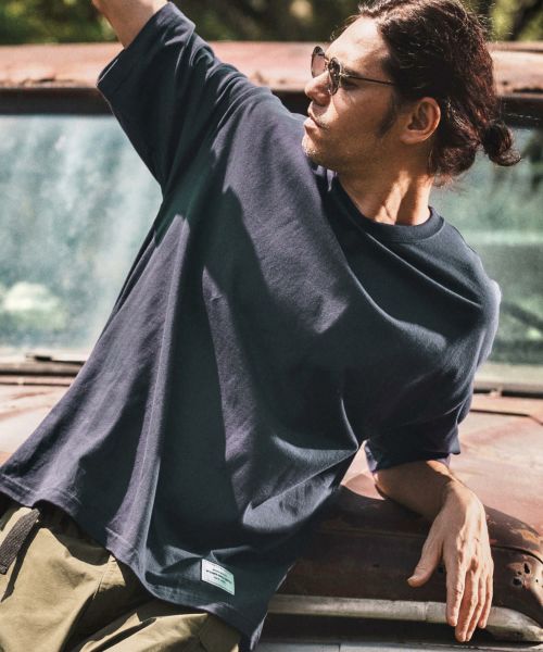 【WONDER WALL MOTEL(ワンダーウォールモーテル)】【予約販売9月上旬～中旬入荷】 OVER SIZE MUJI T  Tシャツ(102125)