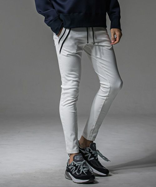【RESOUND CLOTHING(リサウンドクロージング)】【予約販売9月中旬～下旬入荷】EX denim jersey EDGE PT デニムジャージパンツ(RC37-ST-014D-b)