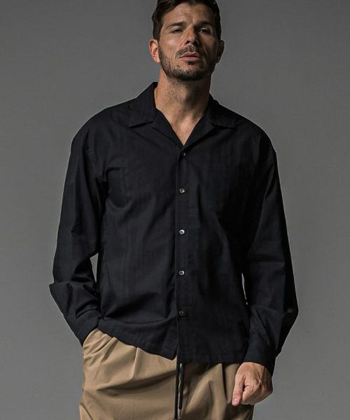 【RESOUND CLOTHING(リサウンドクロージング)】【予約販売8月上旬～中旬入荷】ZACK SHIRTS オープンカラーシャツ(RC37-SH-002)