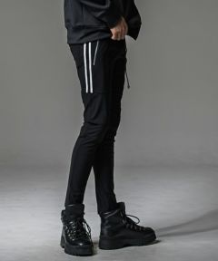 CAMBIO(カンビオ)】Jacquard Cut sew Tapered Pants テーパード