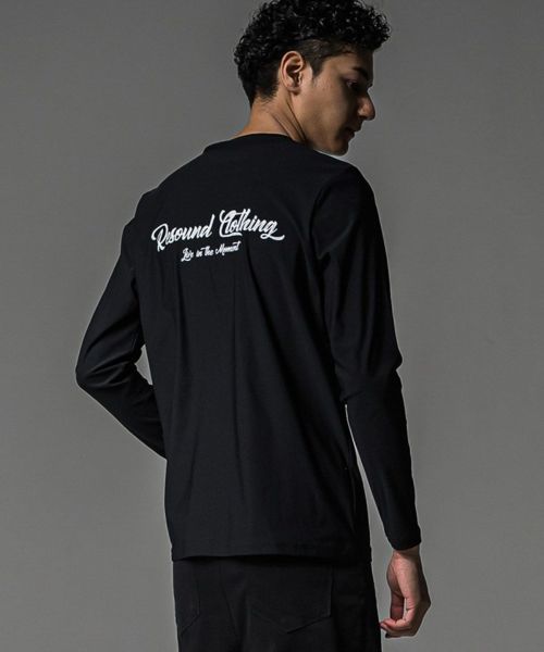 【RESOUND CLOTHING(リサウンドクロージング)】BACK PT nylon longsleave Tee ナイロンロングスリーブTシャツ(RC37-T-003)