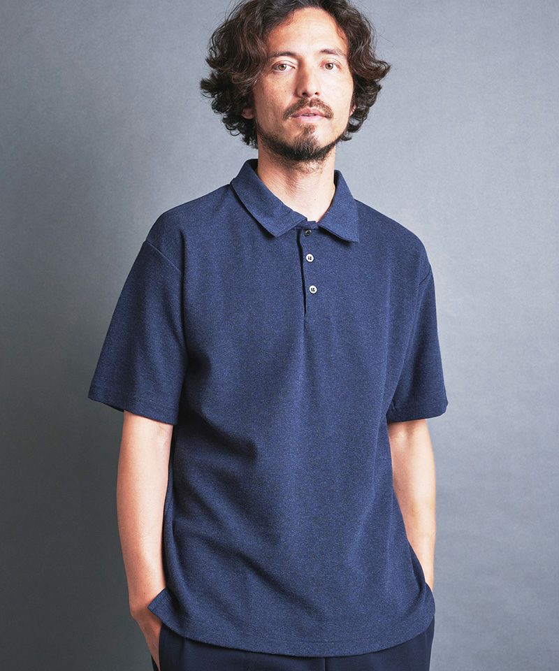 Magine(マージン)】BD CTN SURF KNIT POLO S-S ポロシャツ(2522