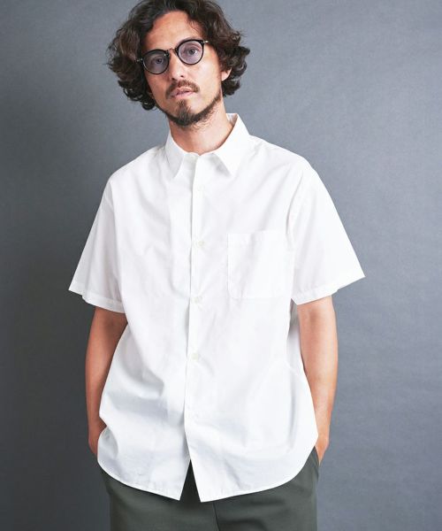 【Magine(マージン)】CTN-LY TYPEWRITER BASIC SHIRTS S-S ベーシック半袖シャツ(2521-002)
