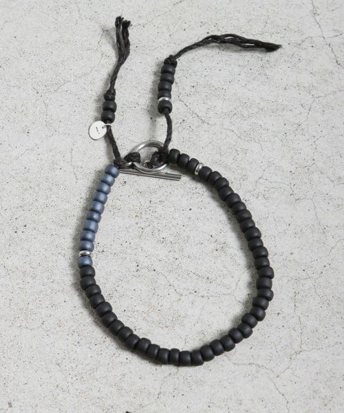 【VIVIFY LIGHT(ヴィヴィファイライト)】【予約販売ご注文から1ヶ月半後出荷】 Bicolor Glass Beads Bracelet ブレスレット(VLB-001)