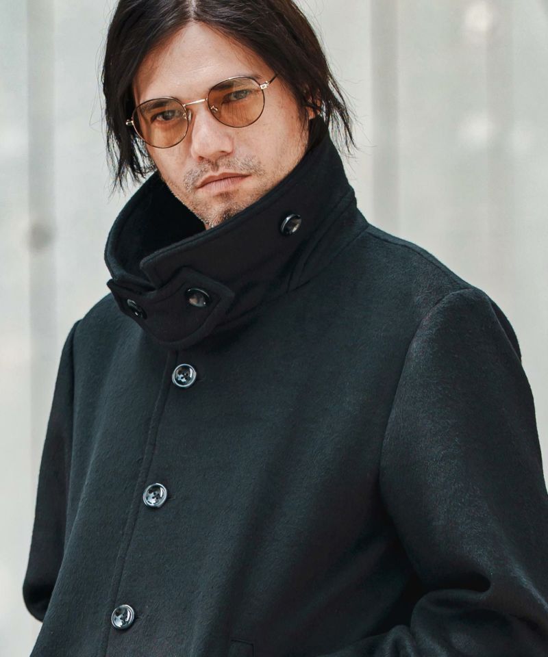 CAMBIO(カンビオ)】 メルトンシングルPコート(CMB-R0160) | CAMBIO