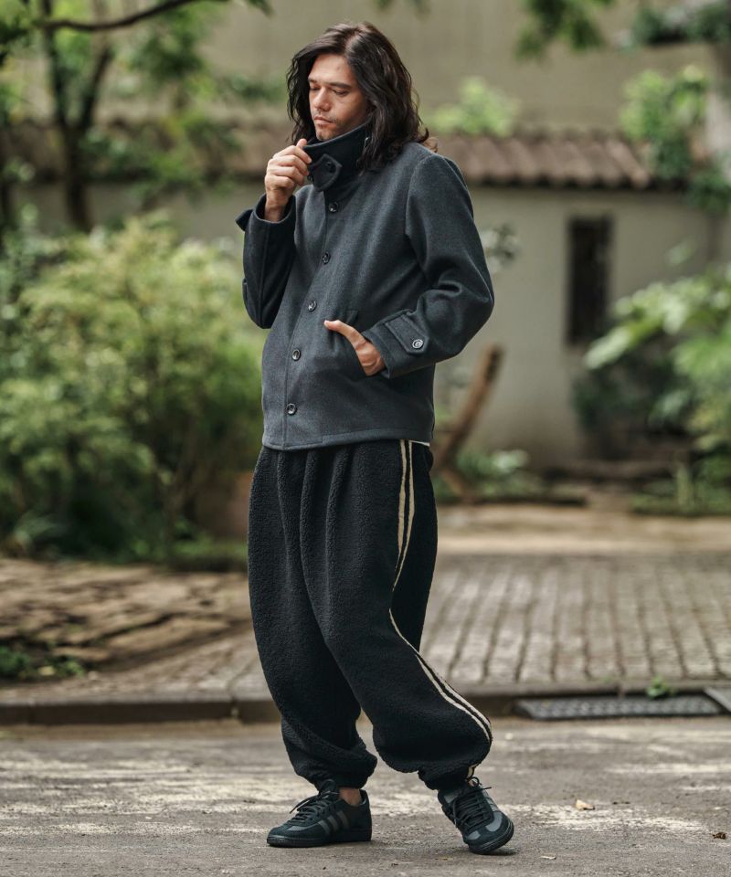 CAMBIO(カンビオ)】 メルトンシングルPコート(CMB-R0160) | CAMBIO