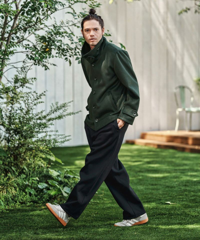 CAMBIO(カンビオ)】 メルトンシングルPコート(CMB-R0160) | CAMBIO