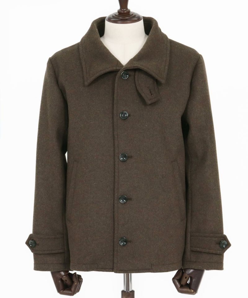 CAMBIO(カンビオ)】 メルトンシングルPコート(CMB-R0160) | CAMBIO