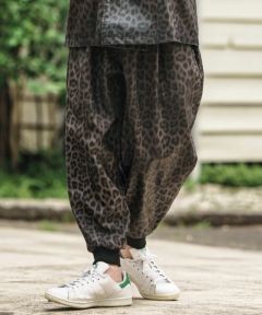 CAMBIO(カンビオ)】Leopard Synthetic Leather Jogger Pants レザー