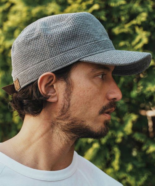 【CAMBIO(カンビオ)】【予約販売9月上旬～中旬入荷】 Waffle Work Cap ワッフルワークキャップ(NF-252-BO010)