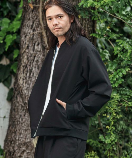 【CAMBIO(カンビオ)】【予約販売9月上旬～中旬入荷】 TRブルゾン_セットアップ(CMB-R0163)