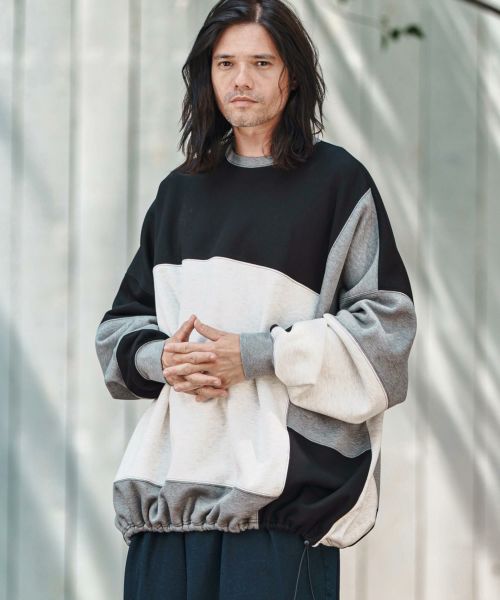 【CAMBIO(カンビオ)】【予約販売8月下旬～9月上旬入荷】 Switch  Lining Boa Sweat  Pullover スウェット(A51225cmb)