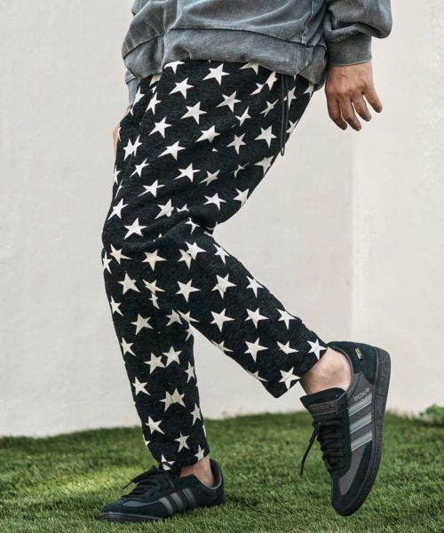 【CAMBIO(カンビオ)】【予約販売8月下旬～9月上旬入荷】 Star Pattern Gobelin Balloon Pants バルーンパンツ(A51325cmb)