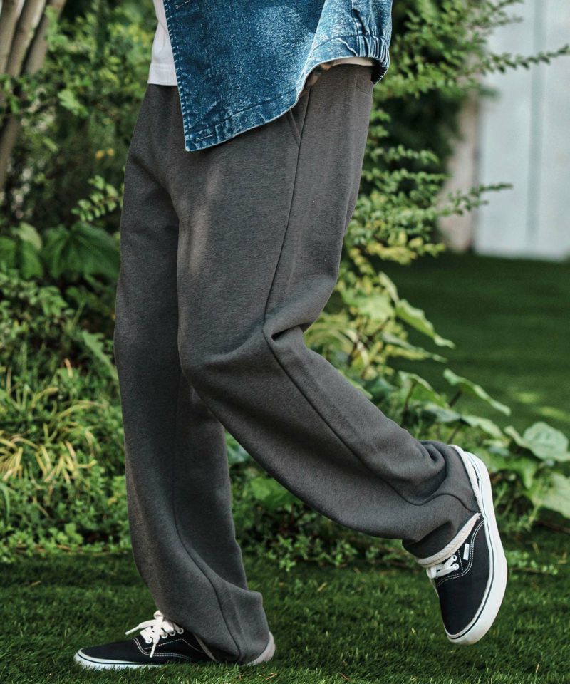 CAMBIO(カンビオ)】Semi Flare Silhouette Sweat Pants スウェット