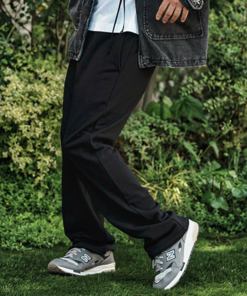 【CAMBIO(カンビオ)】【予約販売7月下旬～8月上旬入荷】 Semi Flare Silhouette Sweat Pants スウェットパンツ(A50725cmb)
