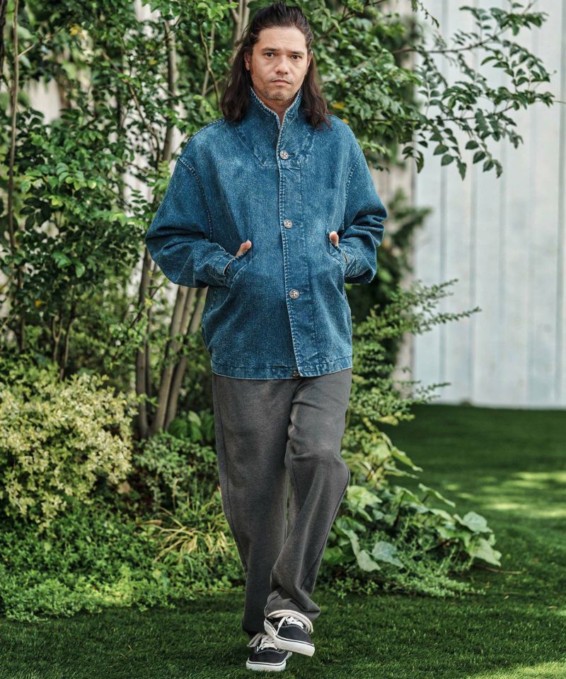 CAMBIO(カンビオ)】Semi Flare Silhouette Sweat Pants スウェット