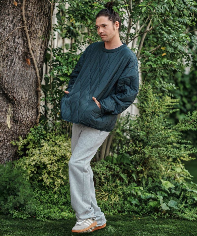 CAMBIO(カンビオ)】Semi Flare Silhouette Sweat Pants スウェット