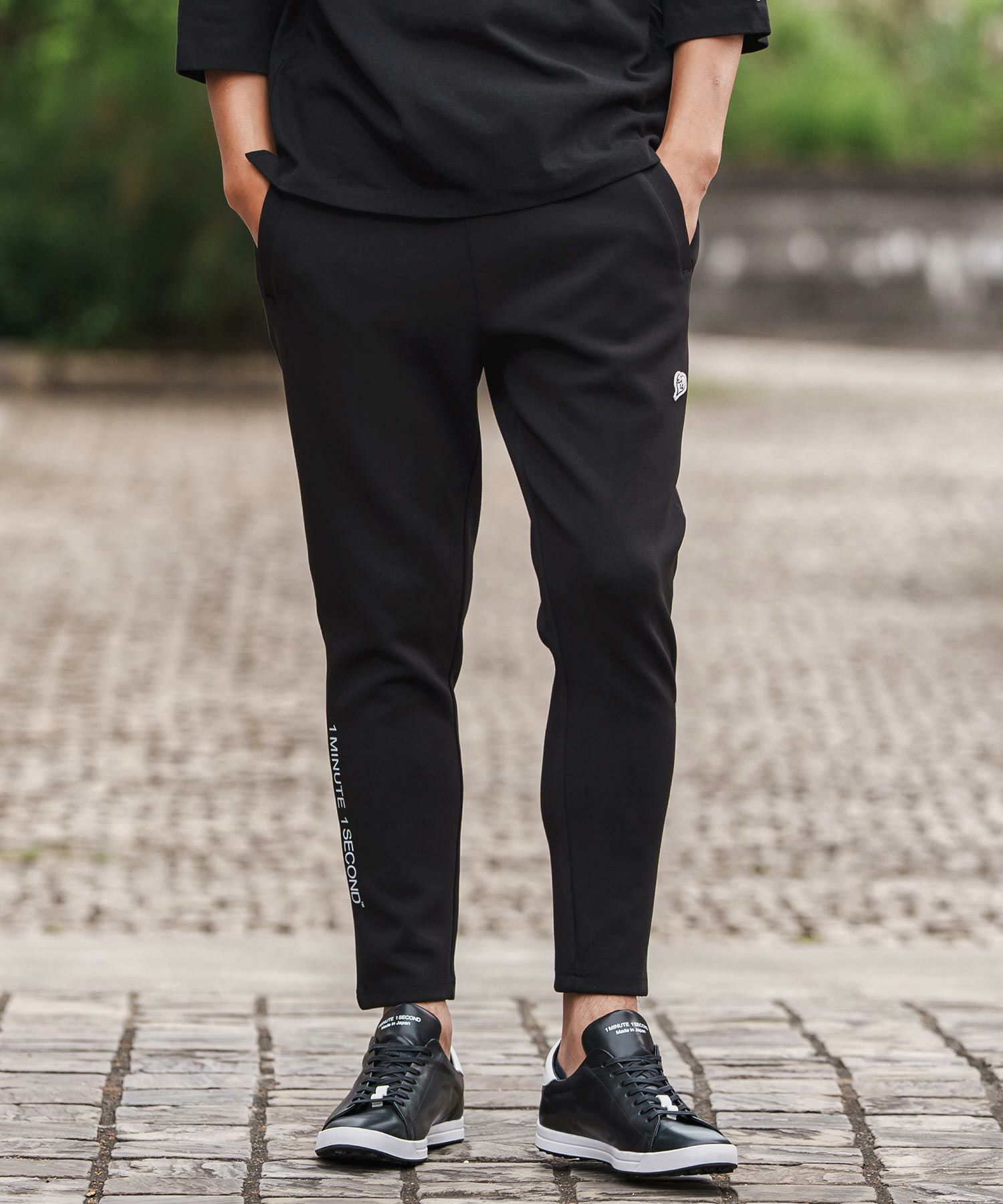 1minute 1second(ワンミニットワンセカンド)】cardboard knit pants