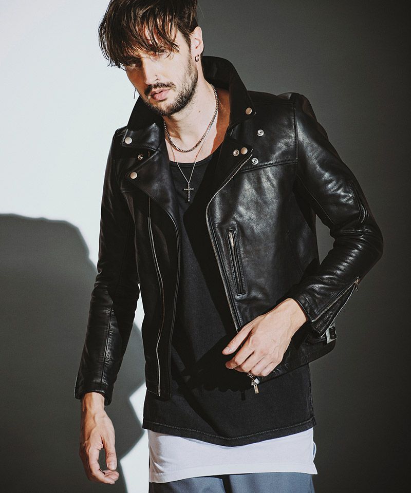 ななし NO ID.(ノーアイディー)】 ｼﾝｾﾃｨｯｸﾚｻﾞｰBIGﾄﾗｯｸBLZ ブルゾン(857006