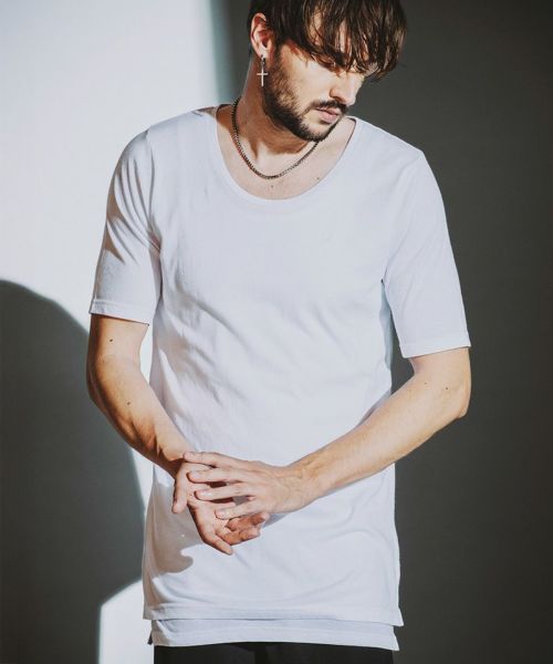 【NO ID.(ノーアイディー)】【予約販売7月中旬～下旬入荷】ｻｲﾄﾞｽﾘｯﾄﾛﾝｸﾞPO プルオーバー Tシャツ(457006-282T)
