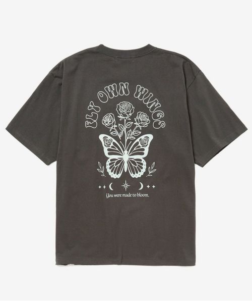 【rehacer(レアセル)】Wind Bloom Open End T-shirt Tシャツ(01252000041)