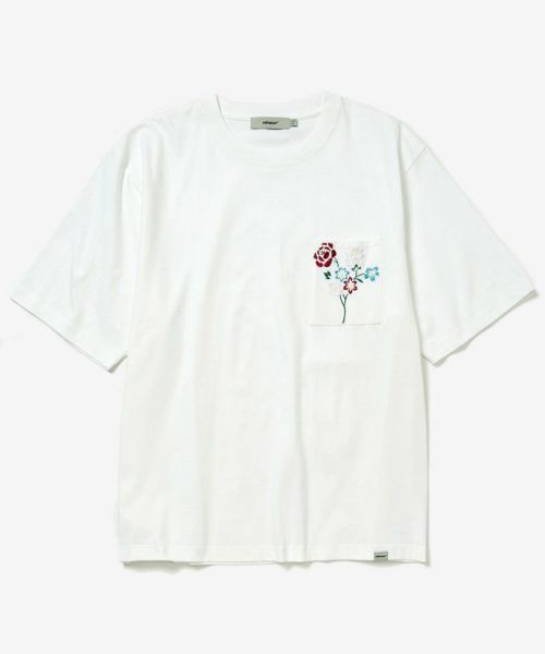 【rehacer(レアセル)】【予約販売7月中旬～下旬入荷】Retro Flower Relax Fit T-Shirt Tシャツ(01252000014)