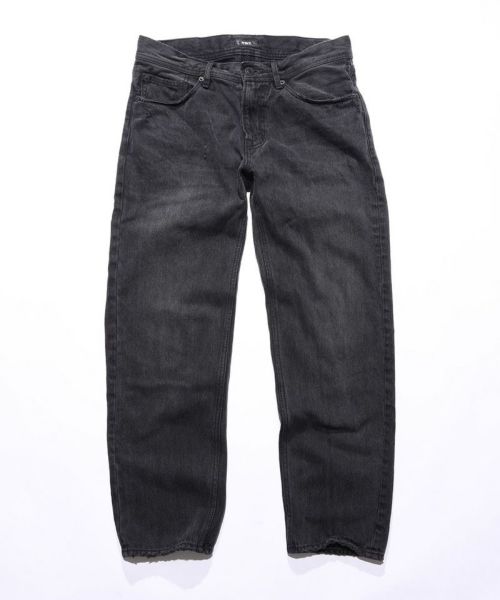【TMT(ティーエムティー)】【予約販売9月上旬～中旬入荷】 12oz SOFT BLACK DENIM 5P STRAIGHT デニムパンツ(TPTT9908)