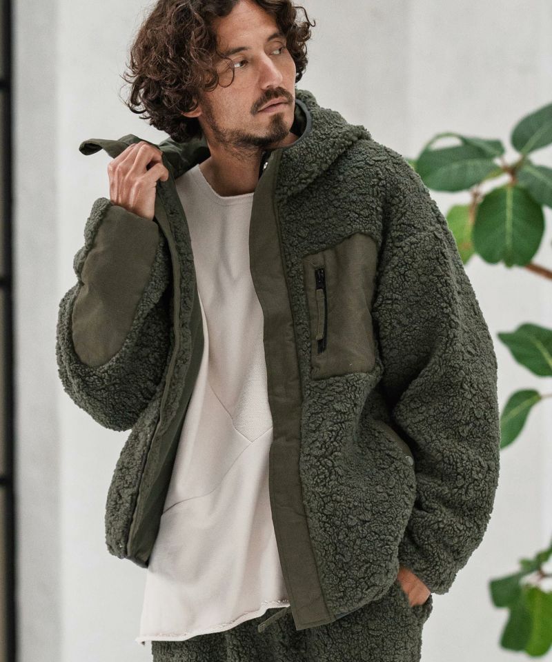 ボアアウター Amazon | [BLZXIAN] ボアジャケット フリースジャケット レディース