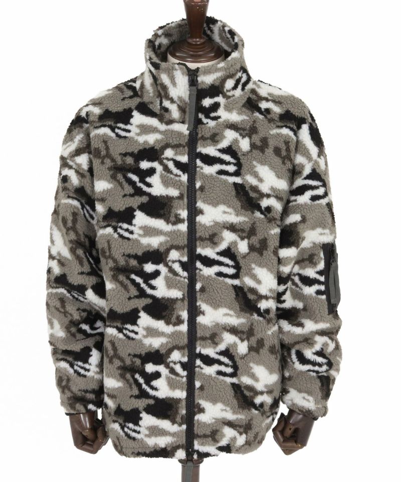 CAMBIO　ボアジャケット CAMBIO(カンビオ)】【予約販売10月末～11月上旬入荷】Camouflage