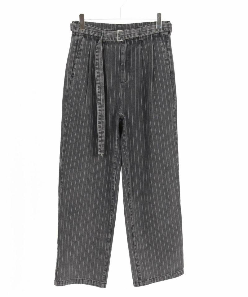 CAMBIO(カンビオ)】【予約販売1月下旬～2月上旬入荷】Stripe Denim Two