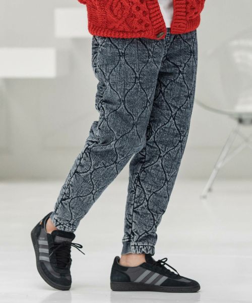 【CAMBIO(カンビオ)】【予約販売10月中旬～下旬入荷】Original Quilted Denim Pants キルティングデニムパンツ(MIU-252-029)