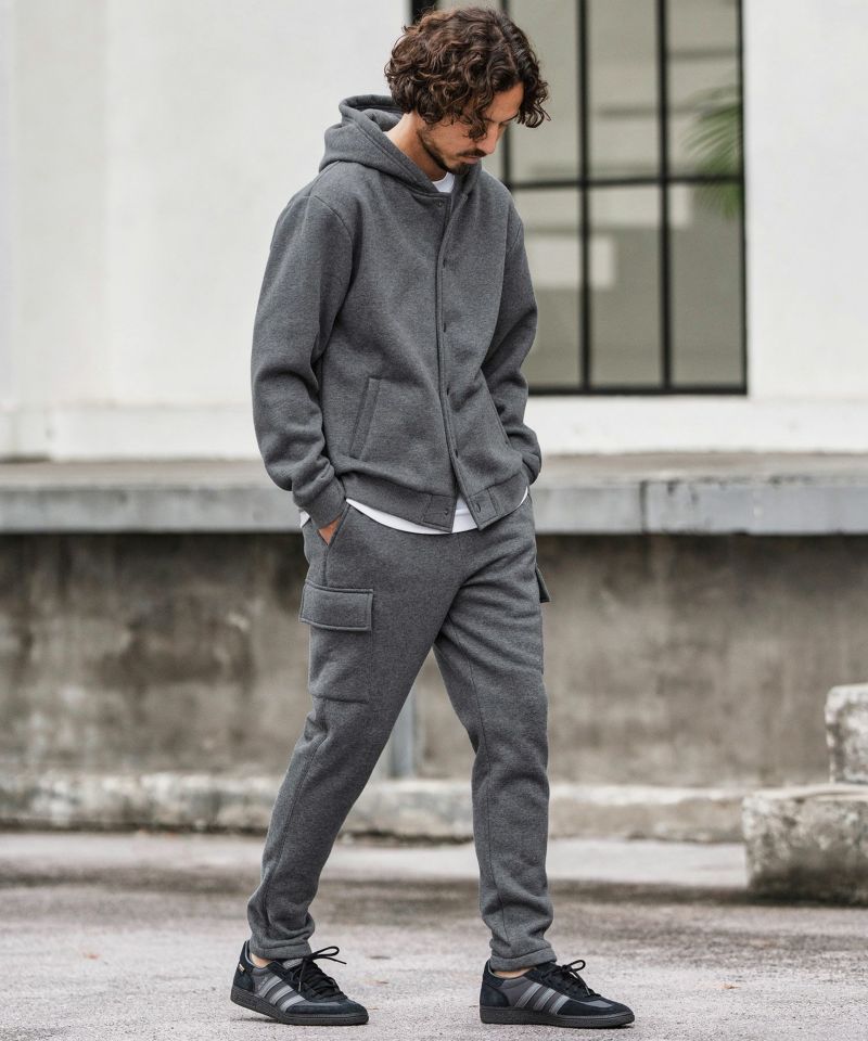 予約販売4月上旬～中旬入荷】【CAMBIO(カンビオ)】裏起毛スウェット