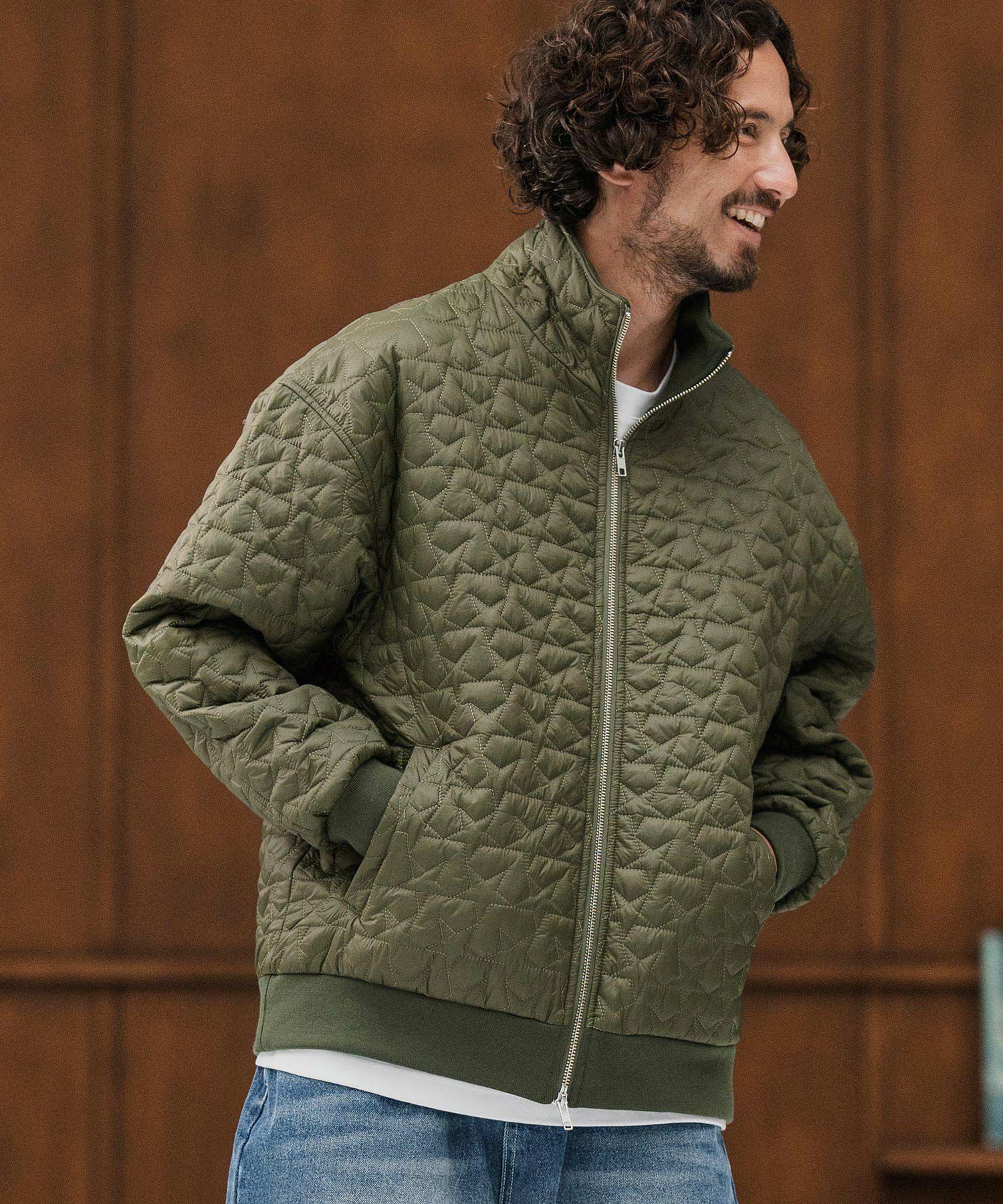 CAMBIO(カンビオ)】Star Pattern Quilted Stand Collar Jacket